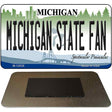 Michigan State Fan Novelty Metal Magnet M-12836