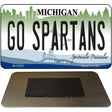 Go Spartans Novelty Metal Magnet M-12837