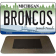 Broncos Novelty Metal Magnet M-12842