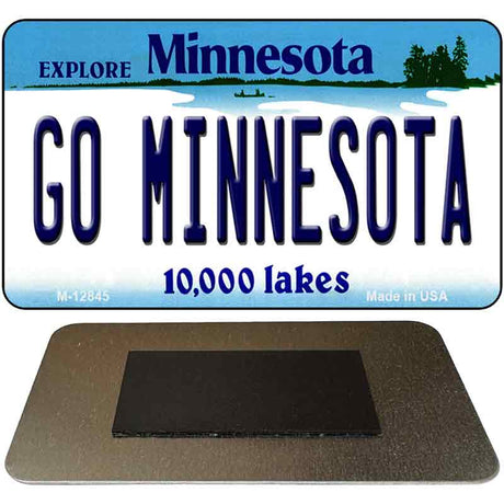 Go Minnesota Novelty Metal Magnet M-12845