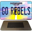 Go Rebels Novelty Metal Magnet M-12850