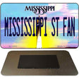 Mississippi State Fan Novelty Metal Magnet M-12853