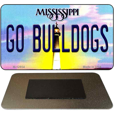 Go Bulldogs Novelty Metal Magnet M-12854