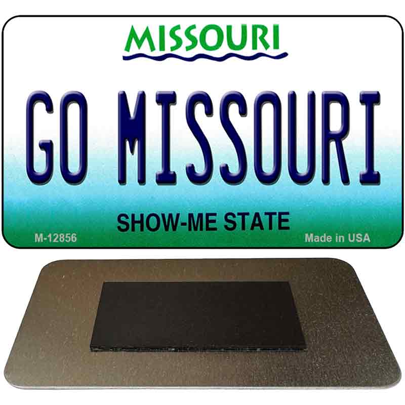 Go Missouri Novelty Metal Magnet M-12856