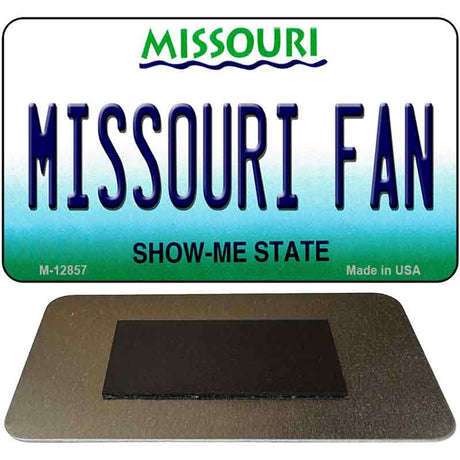 Missouri Fan Novelty Metal Magnet M-12857