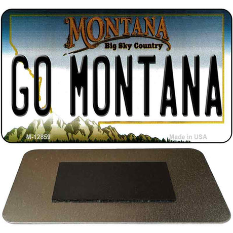 Go Montana Novelty Metal Magnet M-12859