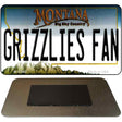 Grizzlies Fan Novelty Metal Magnet M-12863