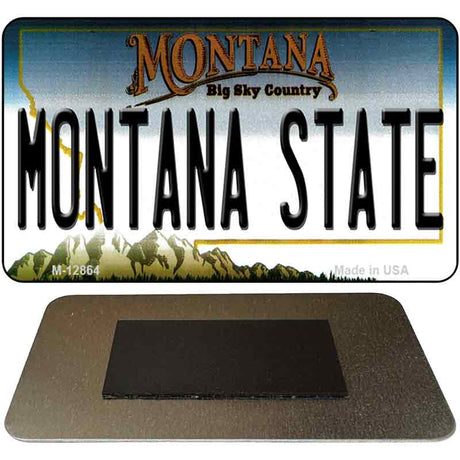 Montana State Novelty Metal Magnet M-12864