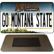 Go Montana State Novelty Metal Magnet M-12865