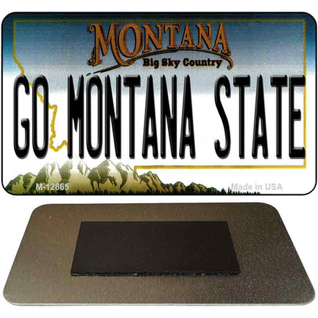 Go Montana State Novelty Metal Magnet M-12865