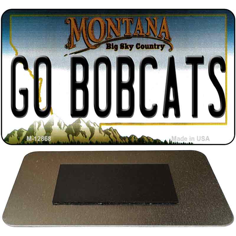 Go Bobcats Novelty Metal Magnet M-12868