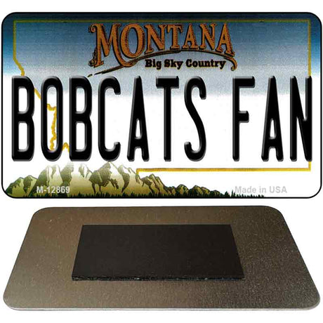 Bobcats Fan Novelty Metal Magnet M-12869