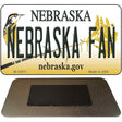 Nebraska Fan Novelty Metal Magnet M-12871