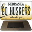 Go Huskers Novelty Metal Magnet M-12872