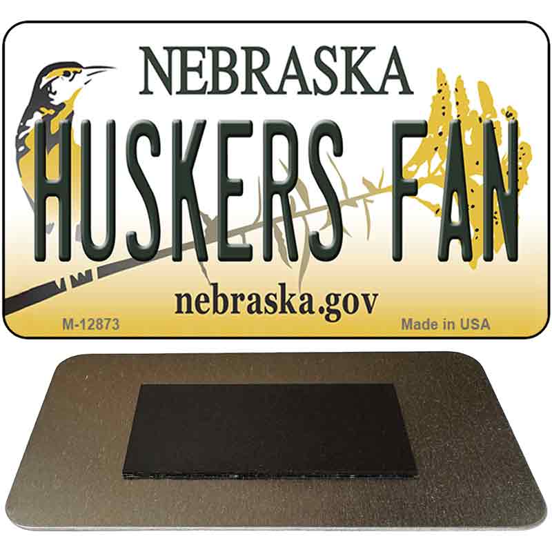 Huskers Fan Novelty Metal Magnet M-12873