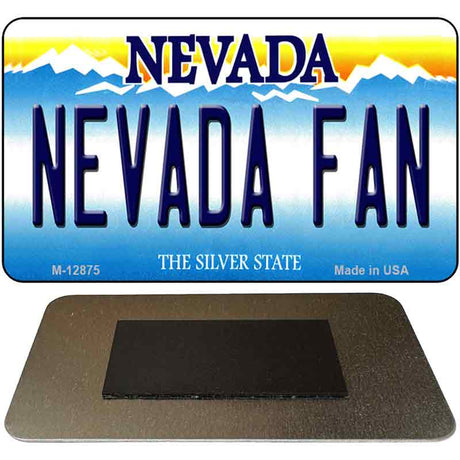 Nevada Fan Novelty Metal Magnet M-12875