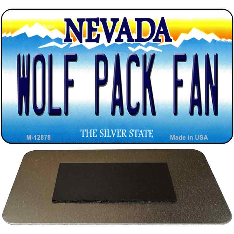 Wolf Pack Fan Novelty Metal Magnet M-12878