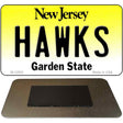 Hawks Novelty Metal Magnet M-12882