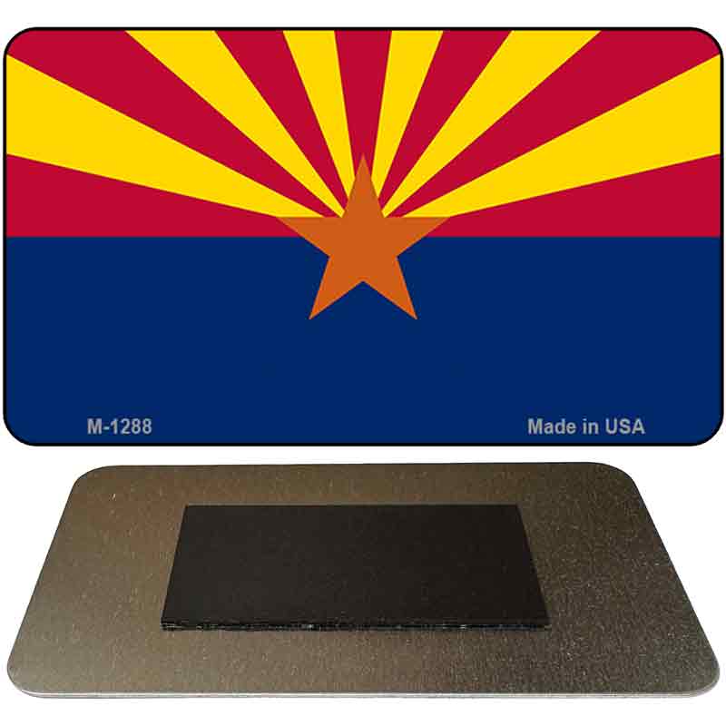 Arizona State Flag  Novelty Metal Magnet M-1288