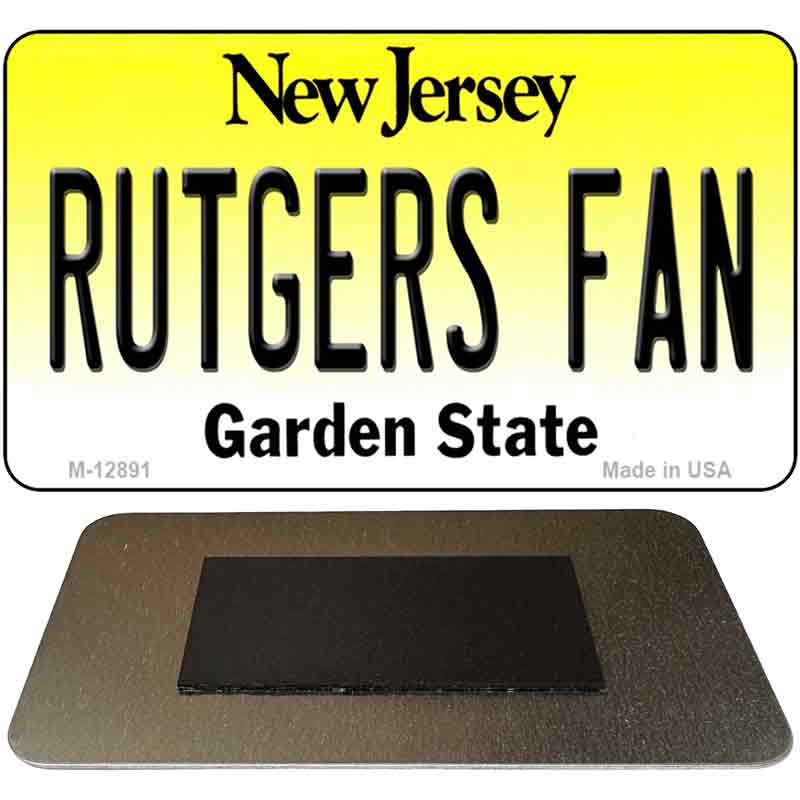 Rutgers Fan Novelty Metal Magnet M-12891