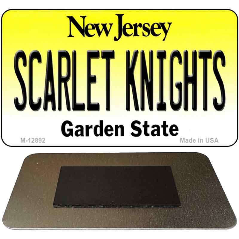 Scarlet Knights Novelty Metal Magnet M-12892