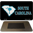 South Carolina Outline Flag Novelty Metal Magnet M-1289