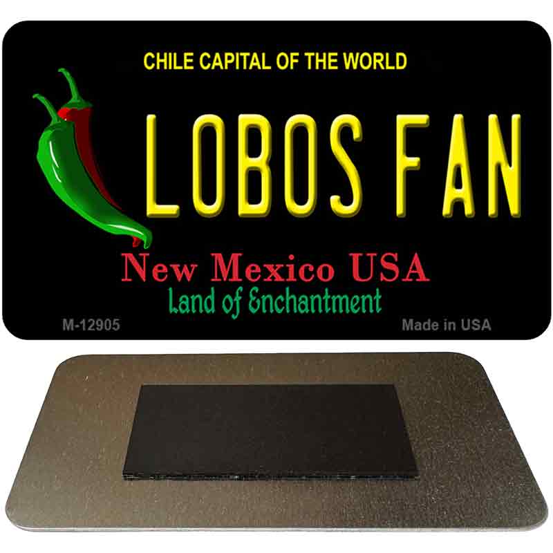 Lobos Fan Novelty Metal Magnet M-12905