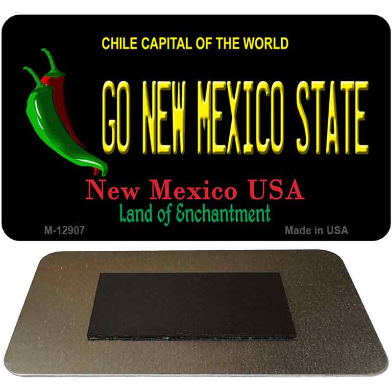 Go New Mexico State Novelty Metal Magnet M-12907