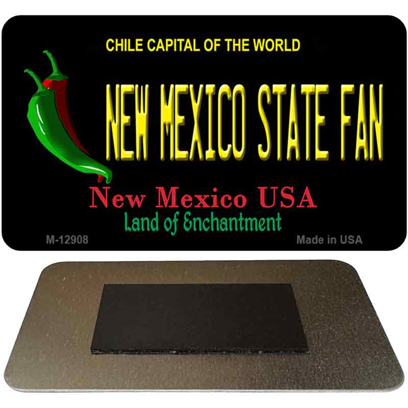 New Mexico State Fan Novelty Metal Magnet M-12908