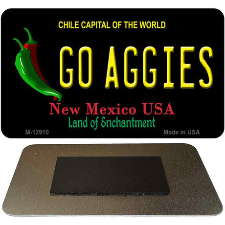 Go Aggies Novelty Metal Magnet M-12910