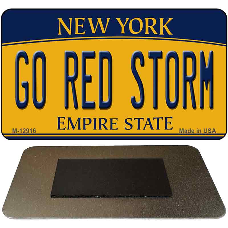 Go Red Storm Novelty Metal Magnet M-12916