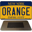 Orange Novelty Metal Magnet M-12920