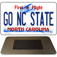 Go North Carolina State Novelty Metal Magnet M-12942