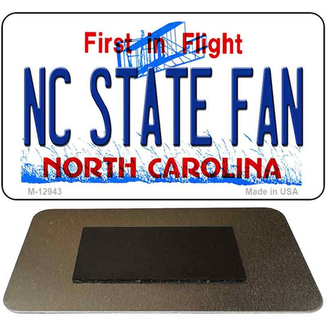 North Carolina State Fan Novelty Metal Magnet M-12943