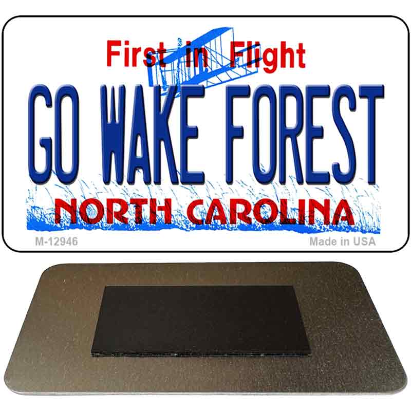 Go Wake Forest Novelty Metal Magnet M-12946