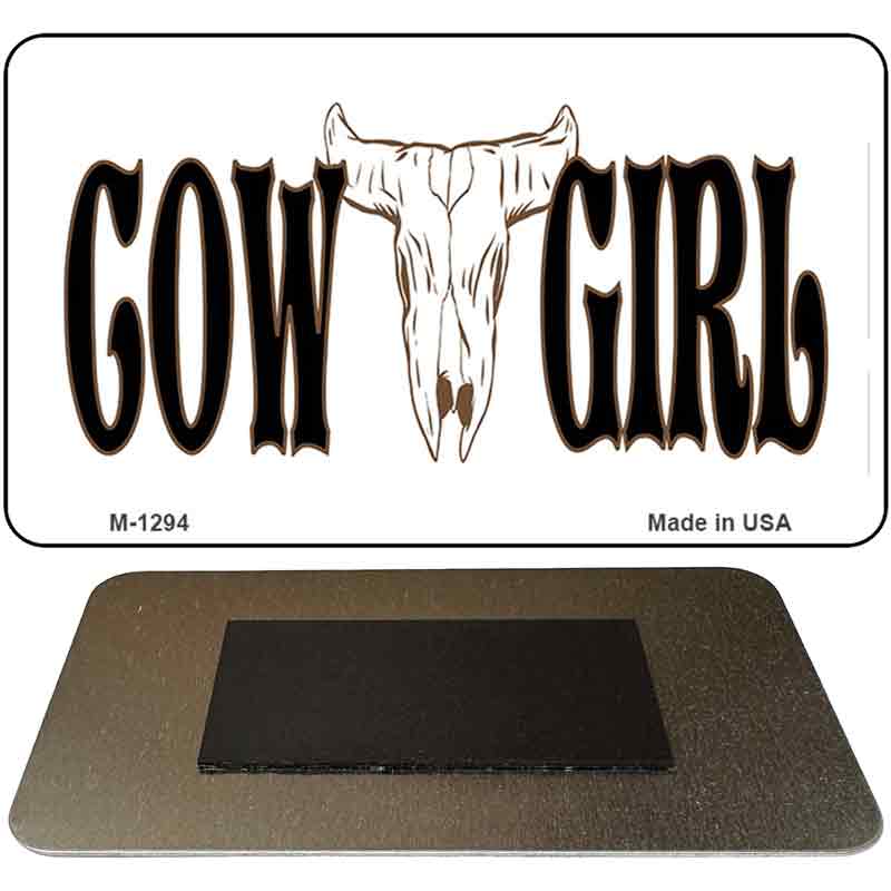 Cowgirl Novelty Metal Magnet M-1294