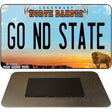 Go North Dakota State Novelty Metal Magnet M-12952