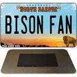 Bison Fan Novelty Metal Magnet M-12956