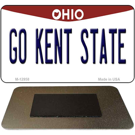 Go Kent State Novelty Metal Magnet M-12958