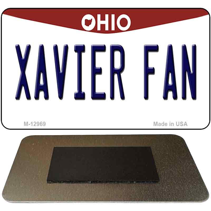 Xavier Fan Novelty Metal Magnet M-12969