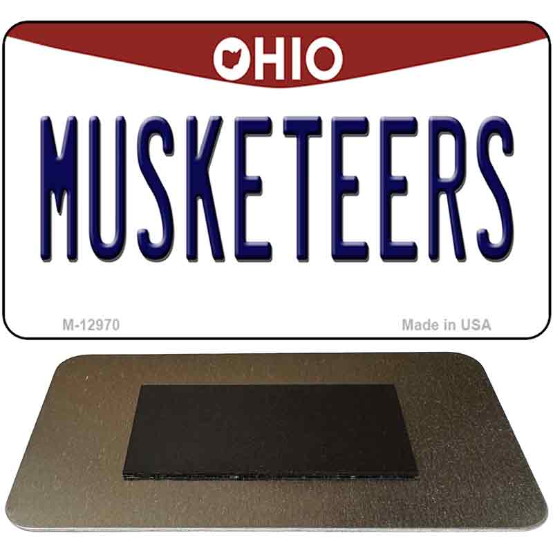 Musketeers Novelty Metal Magnet M-12970