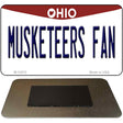 Musketeers Fan Novelty Metal Magnet M-12972