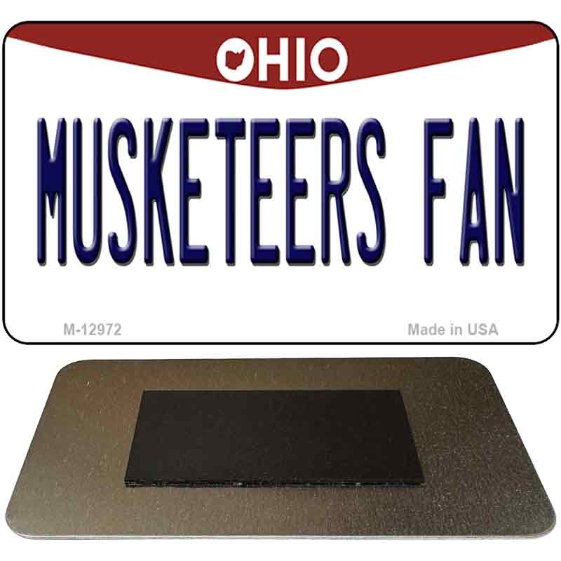 Musketeers Fan Novelty Metal Magnet M-12972