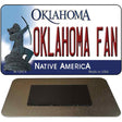 Oklahoma Fan Novelty Metal Magnet M-12974