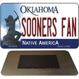 Sooners Fan Novelty Metal Magnet M-12976