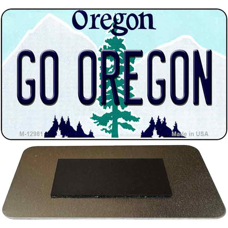 Go Oregon Novelty Metal Magnet M-12981