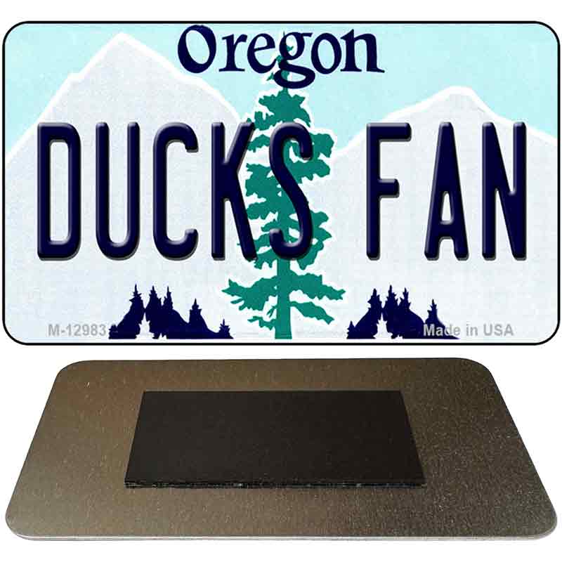 Ducks Fan Novelty Metal Magnet M-12983