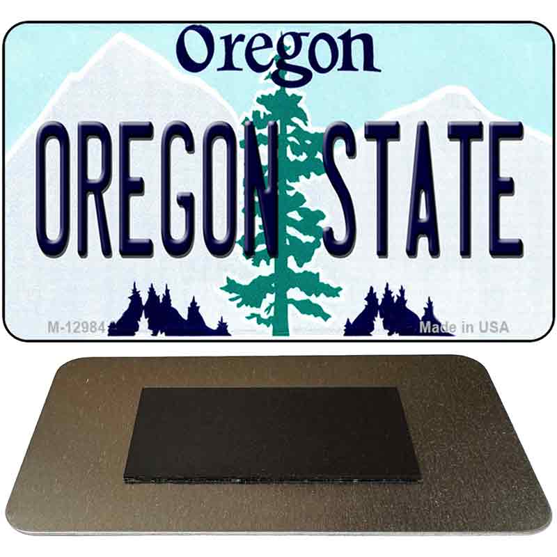 Oregon State Novelty Metal Magnet M-12984