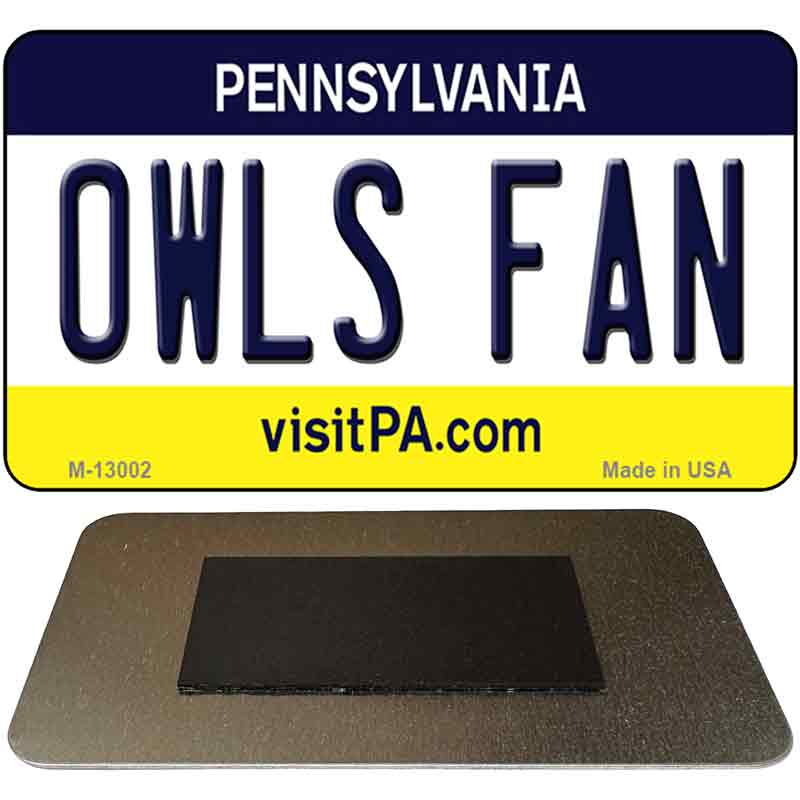 Owls Fan Novelty Metal Magnet M-13002