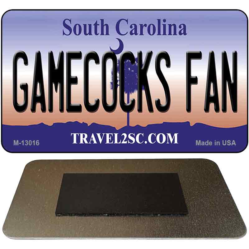 Gamecocks Fan Novelty Metal Magnet M-13016